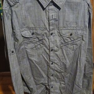 Helix Athletic Fit Shirt in Gray